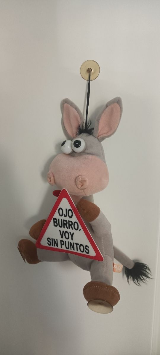 Burro peluche Ojo Burro, voy sin puntos