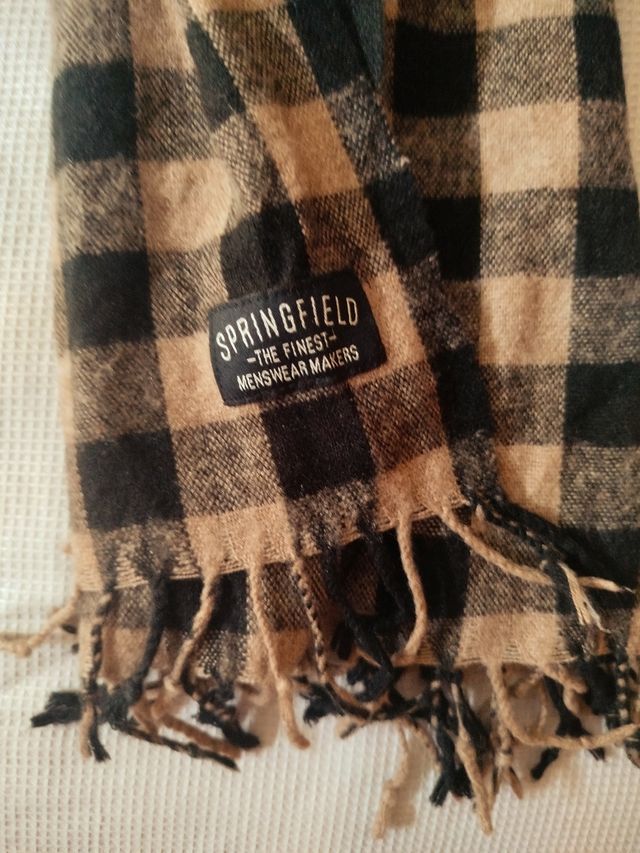 Fular pañuelo Springfield hombre cuadros 180x70 