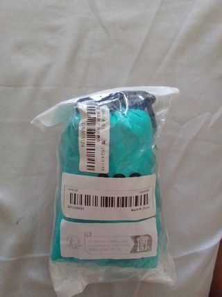 Mochila turquesa compacta
