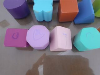 Cubo encajable infantil de madera