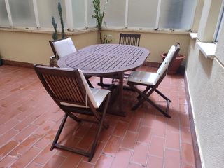 CONJUNTO JARDÍN MESA SILLAS 