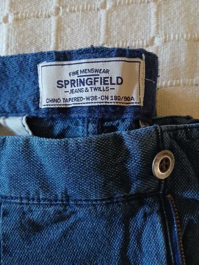 Pantalón Springfield Chino Azul - XL