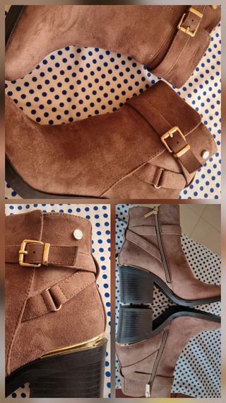Botines Xti Marrón Mujer -talla 39
