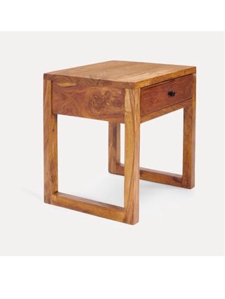Mesita de noche de madera de palisandro