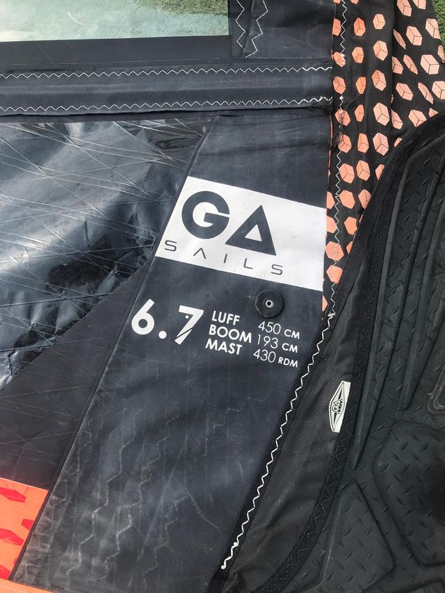 Vela Windsurf GA Sails Hybrid 6.7