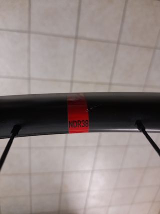 Ruote carbonio Wilier NDR38KC tubeless