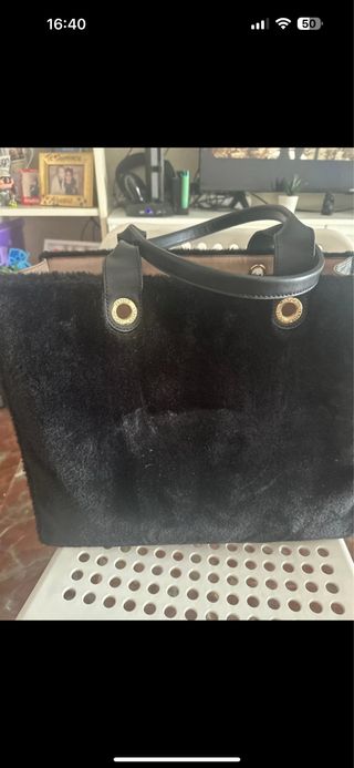 Bolso Tous terciopelo negro