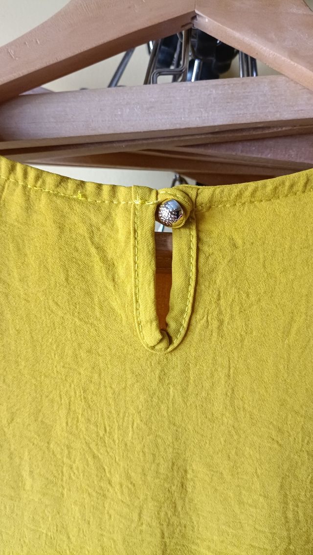 Blusa Amarilla Fluida - Talla única