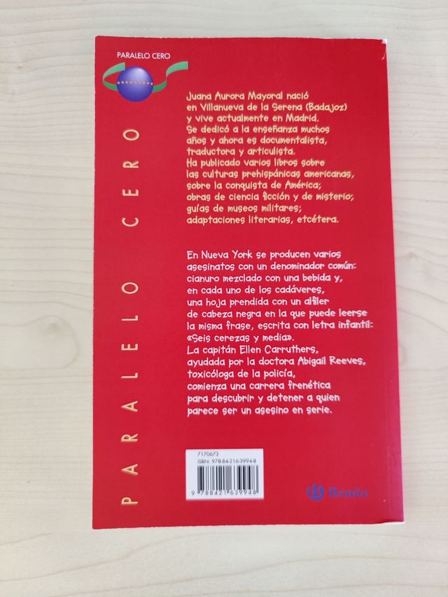 Libro "SEIS CEREZAS Y MEDIA"