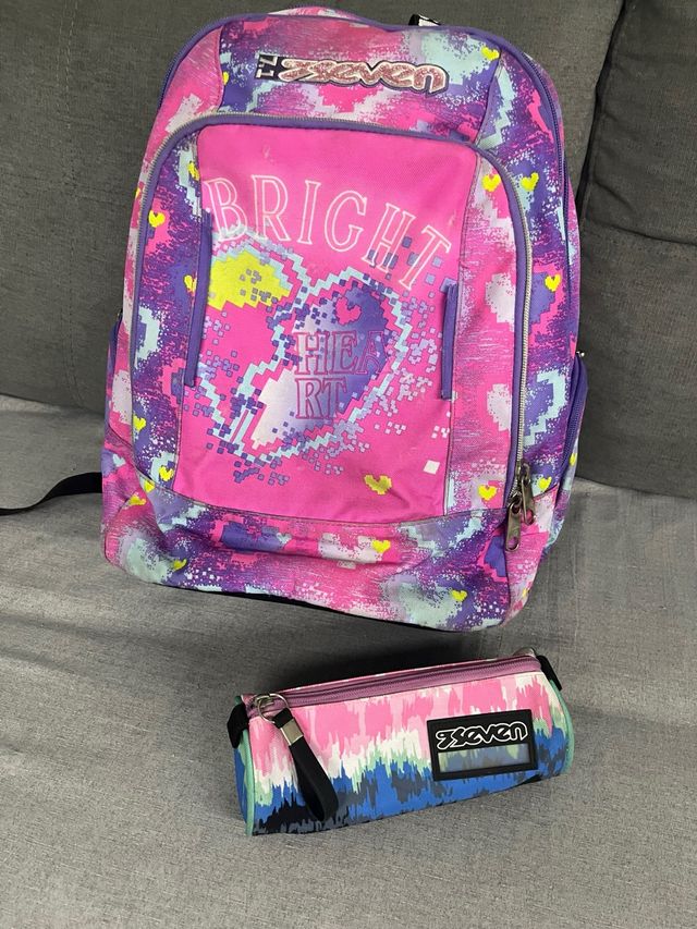 Set scolastico: zaino e astuccio Seven