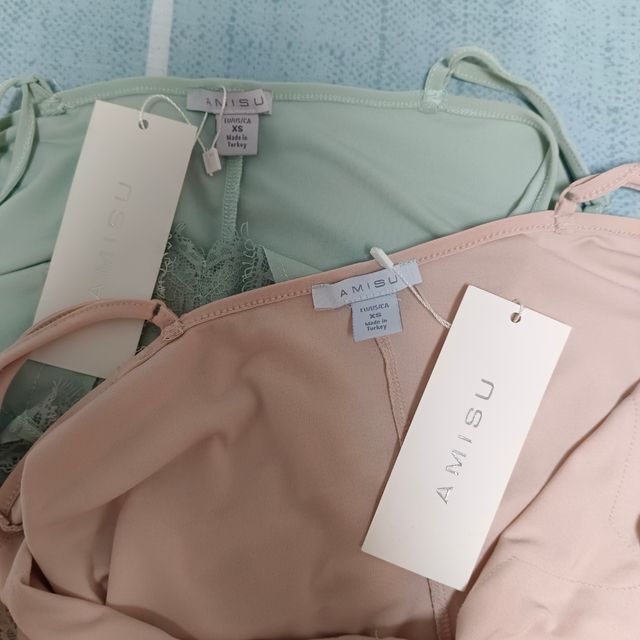 Lote 2 Camisetas Amisu XS NUEVO