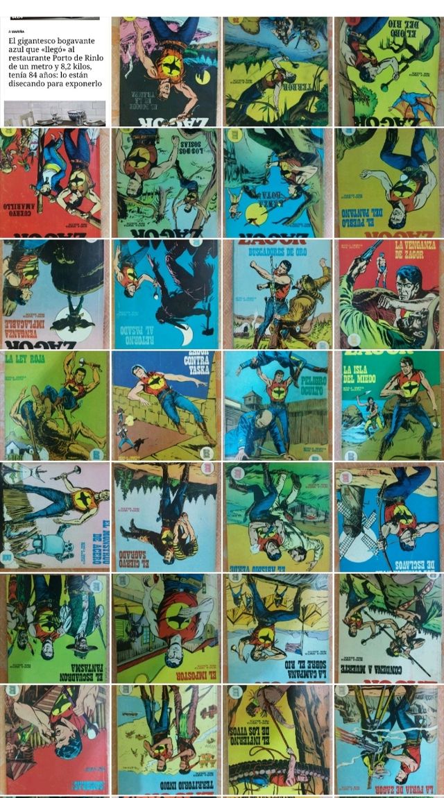 Colección de zagor burulan completa