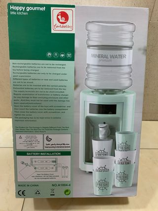 Dispensador agua juguete con sonido