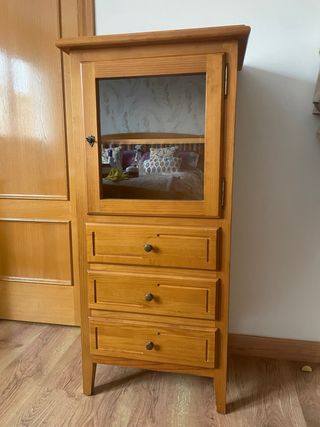 Dormitorio completo madera maciza