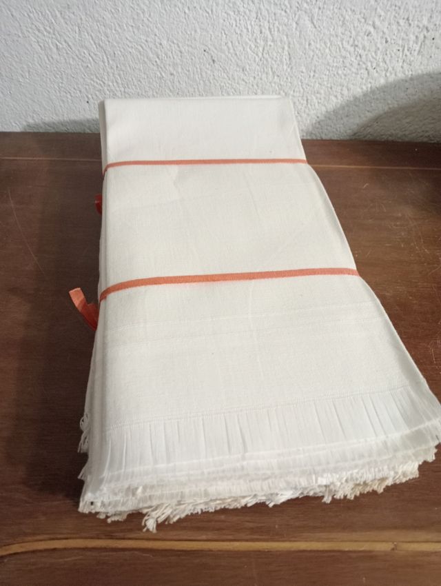 10 Tovaglioli Lino Vintage 56x56cm