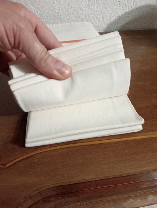 10 Tovaglioli Lino Vintage 56x56cm