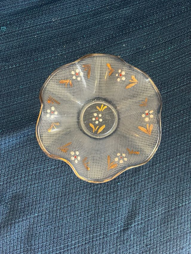 Ciotole vetro dorate - 6 pezzi