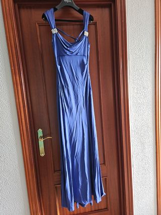 Vestido azul klein fiesta