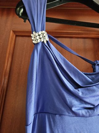 Vestido azul klein fiesta