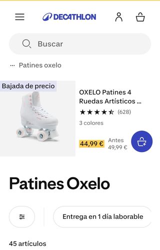 Patines Oxelo artísticos: ¡Como nuevos!