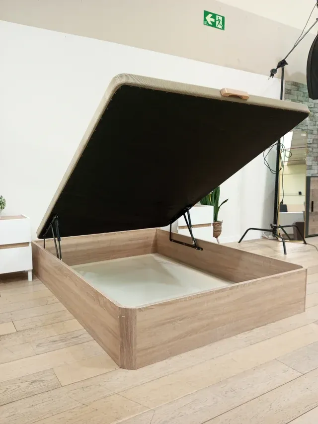 Canapé abatible madera beige