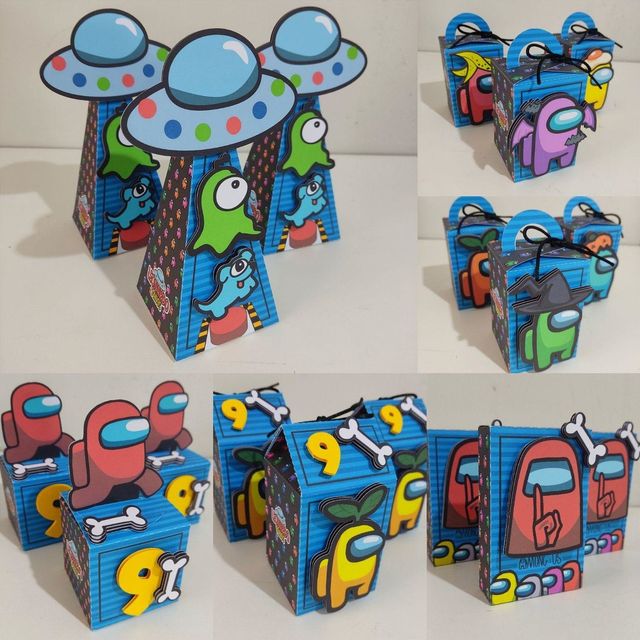 Cajitas personalizadas Among us