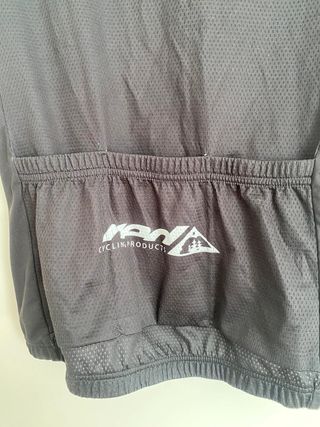 Maillot ciclismo KONA M negro-gris