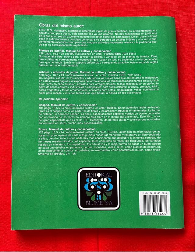 Libro Flores de Jardín - Manual de cultivo