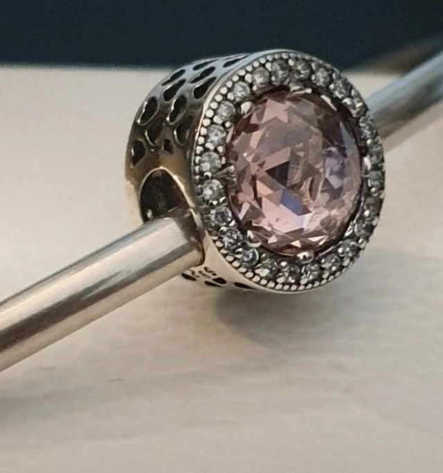 Charm Pandora Rosa con Zirconi