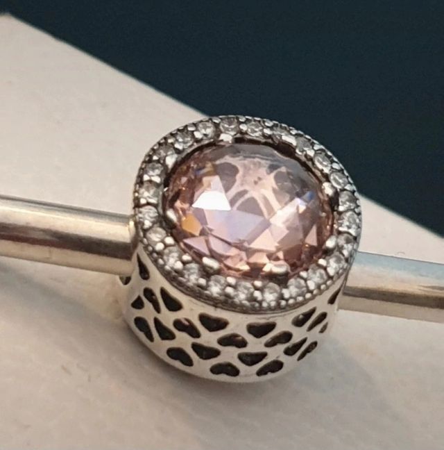 Charm Pandora Rosa con Zirconi