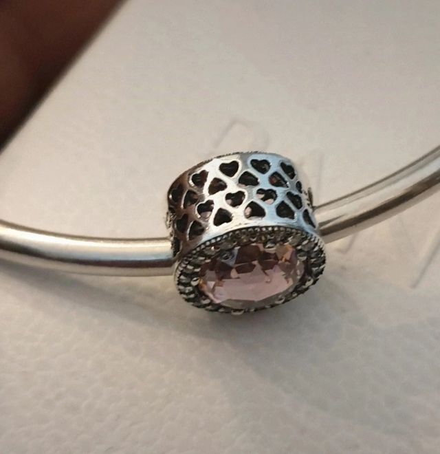 Charm Pandora Rosa con Zirconi