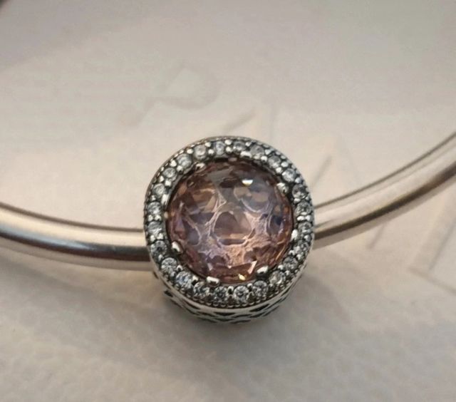 Charm Pandora Rosa con Zirconi