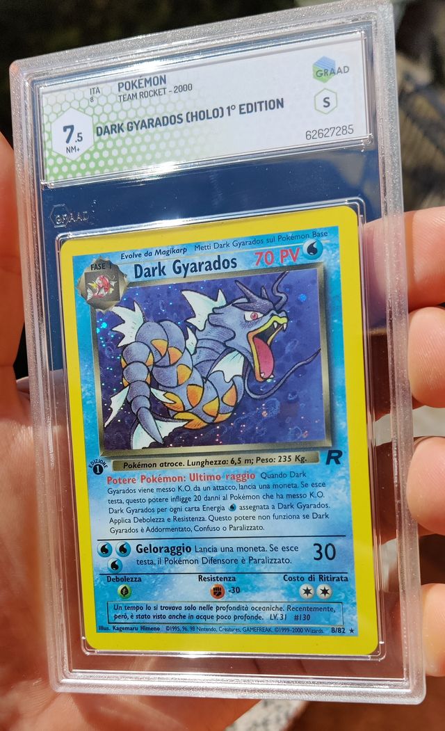 Pokémon - Dark Gyarados 08/82 GRAAD 7.5 NM+