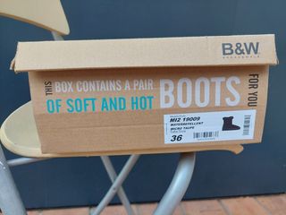 Botas B&W Marrón - Talla 36