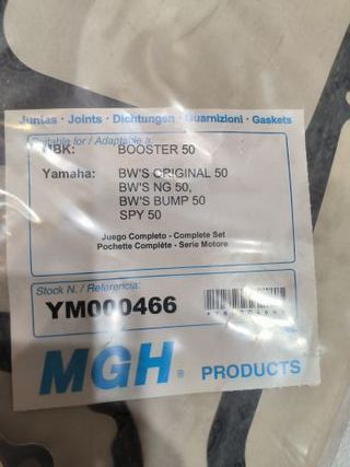Juntas motor Minarelli 50 2T. MBK Booster, Yamaha