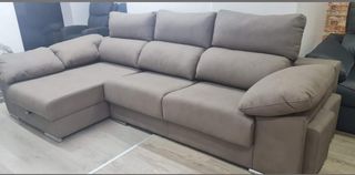 Sofá Chaiselongue madera pino 3 colores lavable