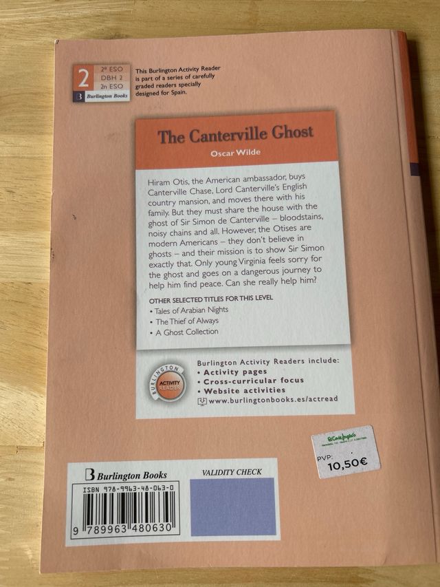 CANTERVILLE GHOST,THE 2§ESO BAR