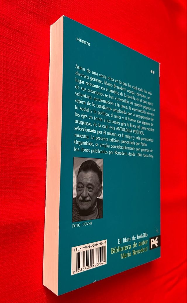 Libro Mario Benedetti - Antología Poética