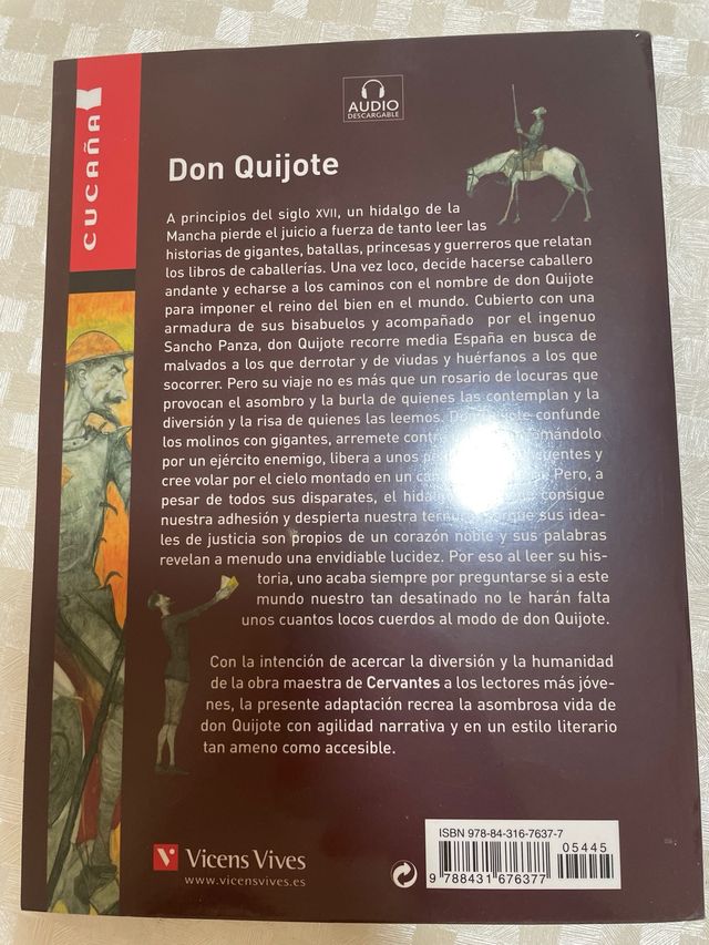 DON QUIJOTE- Cucaña (Cucana) (Spanish Edition)