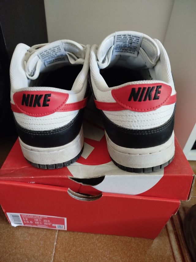 Nike Dunk Low Retro - Blancas y Negras