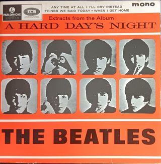 Vinilo Beatles: A Hard Day's Night