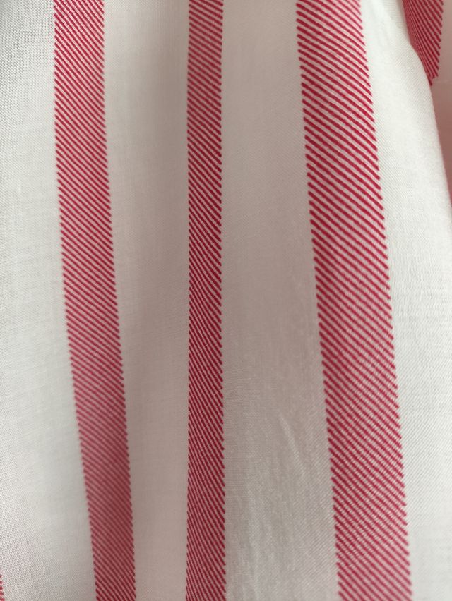 Blusa rayada rosa y blanca talla S