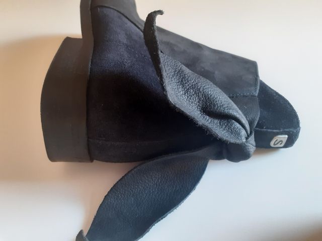 Botines Salsajeans Piel Negro T-36