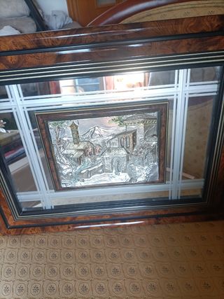 Cuadro plata italiana - espejo