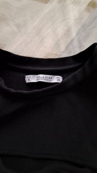Vestido negro Pull&Bear talla S