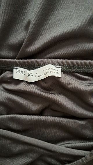 Vestido negro Pull&Bear - Talla M