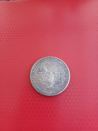 Moneta d'argento USA 1991