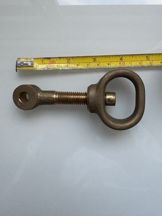 Palomilla náutica de bronce.