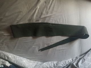 Cinturón ancho verde oliva