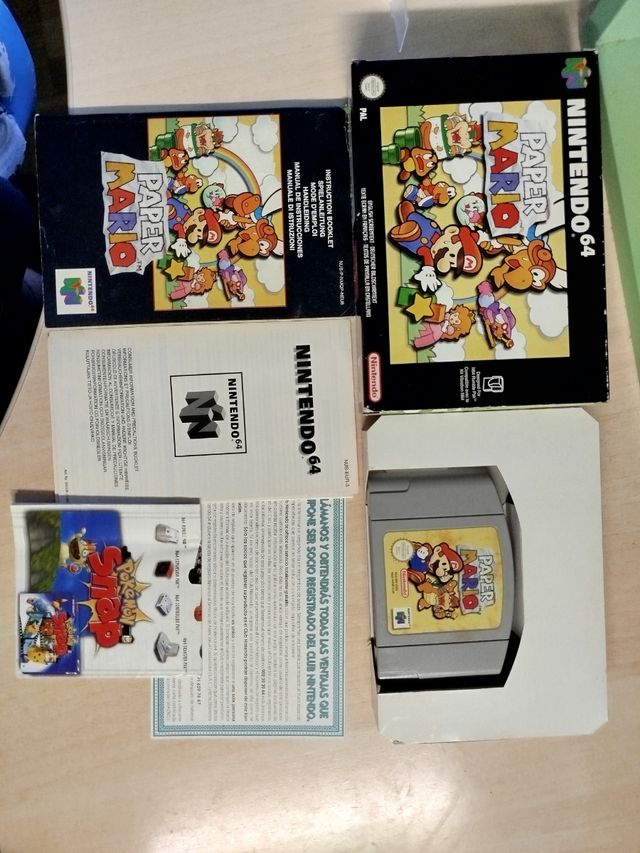Paper Mario PAL Nintendo 64 Completo